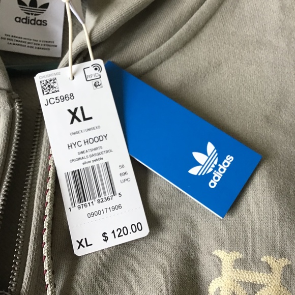 ADIDAS HOOP YORK CITY ZIP HOODIE - Picture 7 of 16